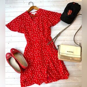 Monteau cross front dress